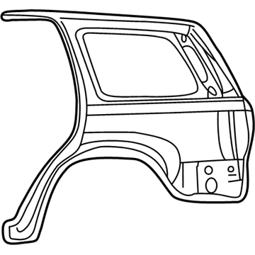 Jeep 5017866AD Quarter Panel