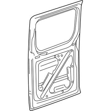Dodge 68010123AB Door Shell