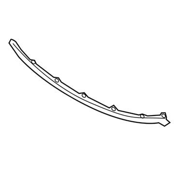 Dodge 55372708AB Front Weatherstrip