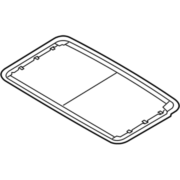 Ram 68049127AC Sunroof Glass