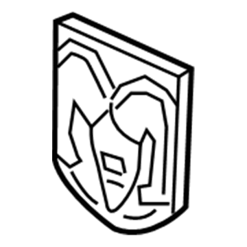 Dodge 55077718AA Emblem