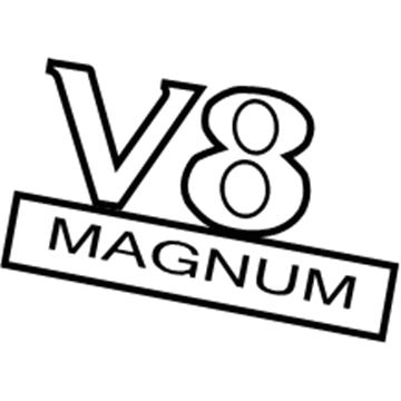 Dodge 55078057AA Nameplate