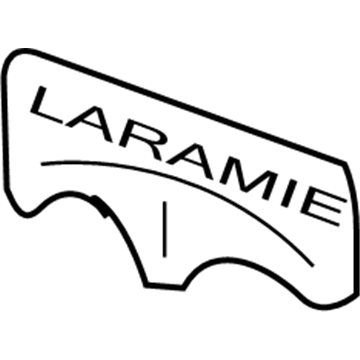 Dodge 55372615AA Nameplate