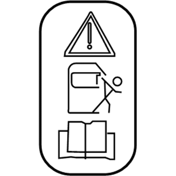 Ram 68266806AA Warning Label