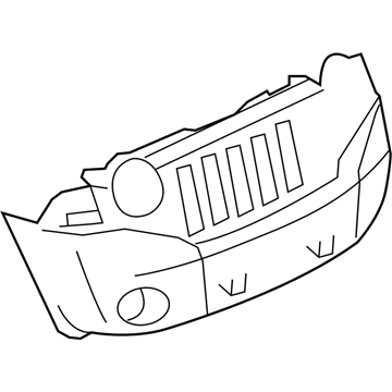 Jeep 5116333AA Upper Panel