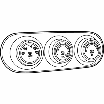 Jeep 6LW58LXHAA Heater Control