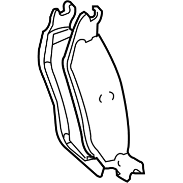 Jeep 5179242AA Rear Pads