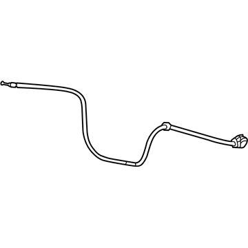 Dodge Dart Hood Cable - 68082455AD