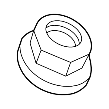 Jeep 6512851AA Alternator Nut