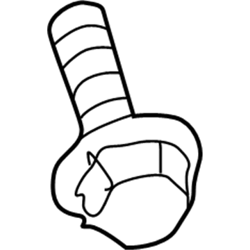 Dodge 6033358 Transmission Mount Bracket Bolt