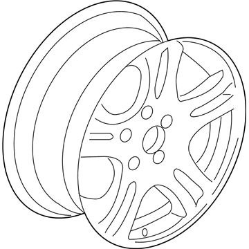 Chrysler 5105078AB Wheel, Steel