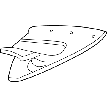 Dodge RD30TL2AH Upper Quarter Trim