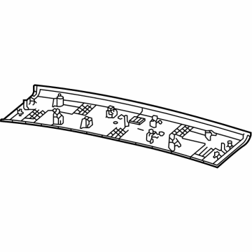 Mopar 6VJ47SA5AB Rear Trim, Gray