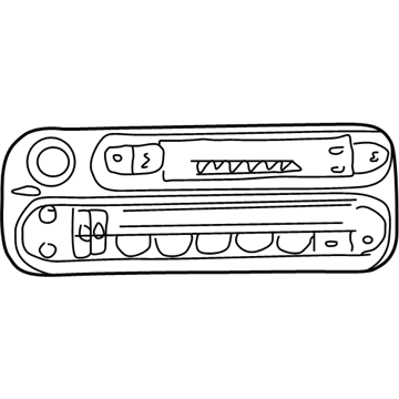 Dodge 5064038AC Radio