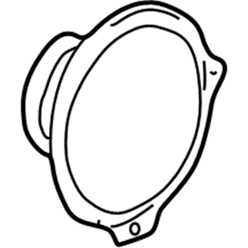 Dodge 56043085AC Rear Driver Speaker