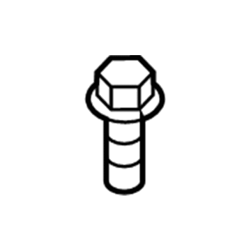 Dodge 6507045AA Bumper Cover Upper Bolt