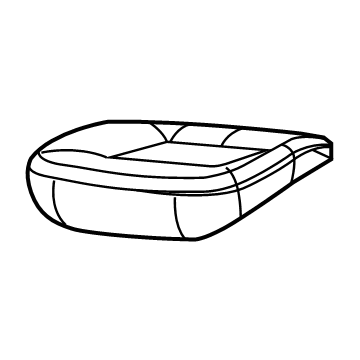 Ram 68237012AA Seat Cushion Pad