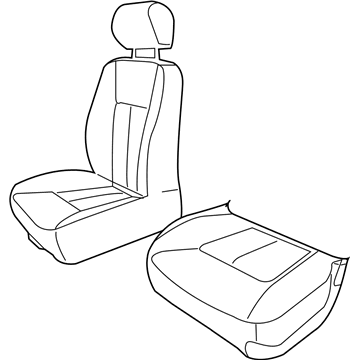 Dodge 1FX861J3AA Seat Cover