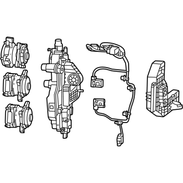 Dodge 68590015AB Water Pump Assembly