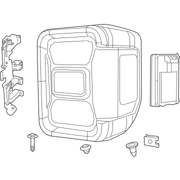 Jeep Tail Light - 68338384AH