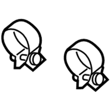 Dodge 4695220AB Converter & Pipe Clamp