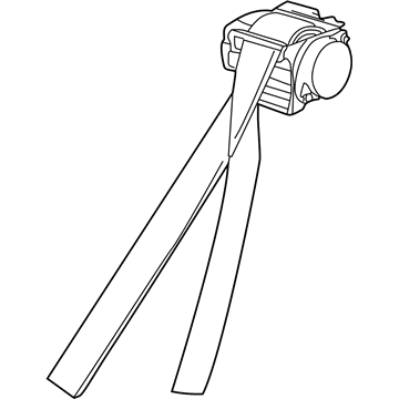 Chrysler ST601K9AG Center Seat Belt