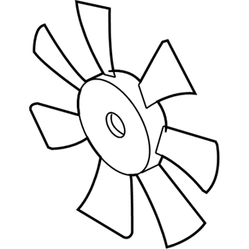 2002 Dodge Stratus Cooling Fan Assembly - MR568194