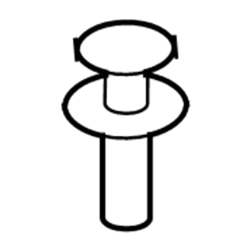 Dodge 6504521 Upper Grille Retainer