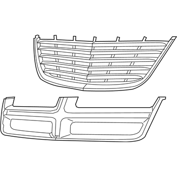 2010 Chrysler Sebring Grille - 68059358AA