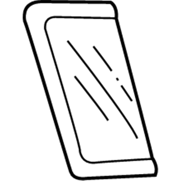 Dodge 4087022 Glass - Quarter Window