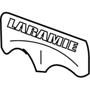 Dodge 68001724AA Nameplate