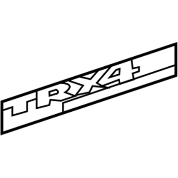 Ram 68001733AA Nameplate