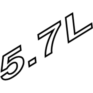 Jeep 55157092AB Nameplate