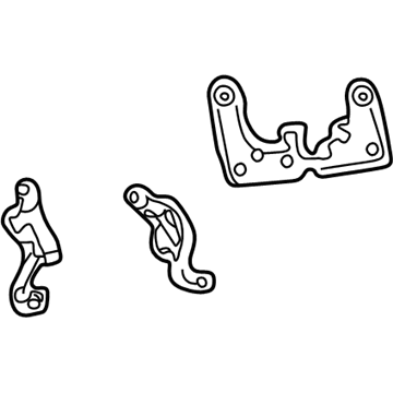 Jeep 5072616AA Passenger Air Bag Bracket Assembly