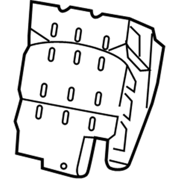 Mopar 68282002AB Seat Back Pad, Rear Driver Side Mopar 68282002AB Seat Back Pad, Rear Driver Side