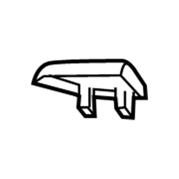 Jeep 6BN75TX7AA Seat Belt Bezel