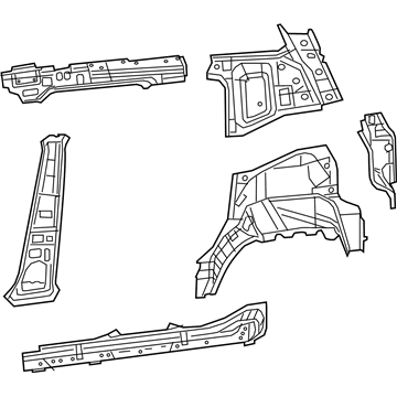 Jeep 68303420AA Inner Panel Assembly