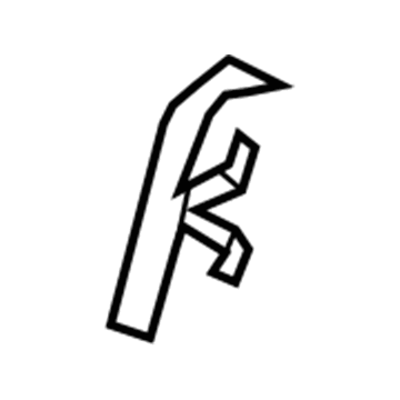 Mopar 1DT601D1AA Protect Support, Light Gray, Center Passenger Side