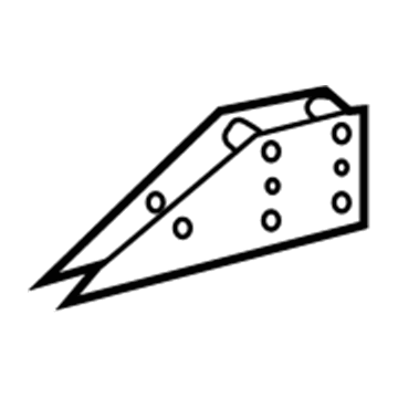 Mopar 5118212AA Front Crossmember Rear Bracket Mopar 5118212AA Front Crossmember Rear Bracket