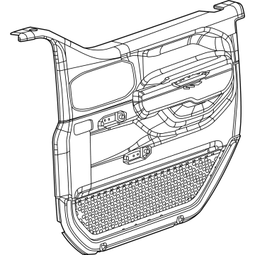 Jeep 5ZW861X7AB Door Trim Panel