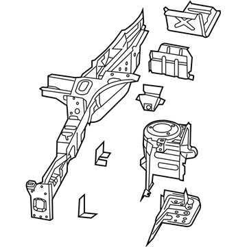 Ram 68534989AC Apron/Rail Assembly