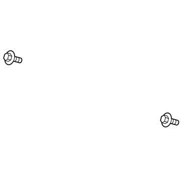 Ram 6105096AA Splash Shield Screw