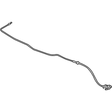 Jeep 68032581AE Release Cable