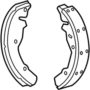 Chrysler 5191306AA Brake Shoes