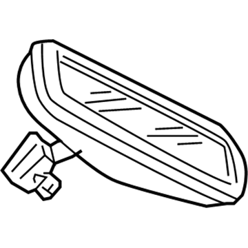 Dodge 4696545AB Mirror Assembly