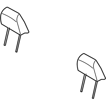 Dodge 1EU291D5AA Headrest