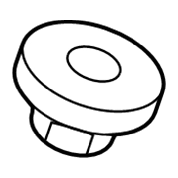 Dodge 6508886AA Mirror Assembly Nut