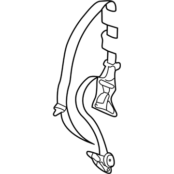 Dodge WH041L8AA Center Seat Belt