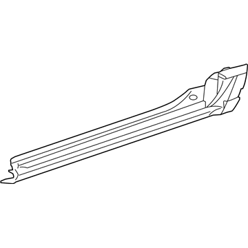 Mopar UB08ABVAC Rocker Molding, Blue, Front Passenger Side