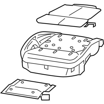 Jeep 68617517AA Seat Cushion Pad